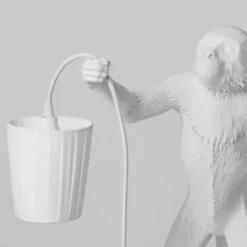 Abażur Do Lampy Monkey Biały Seletti