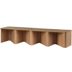 Ławka Nami 213 Cm Dąb Płomienisty Miniforms