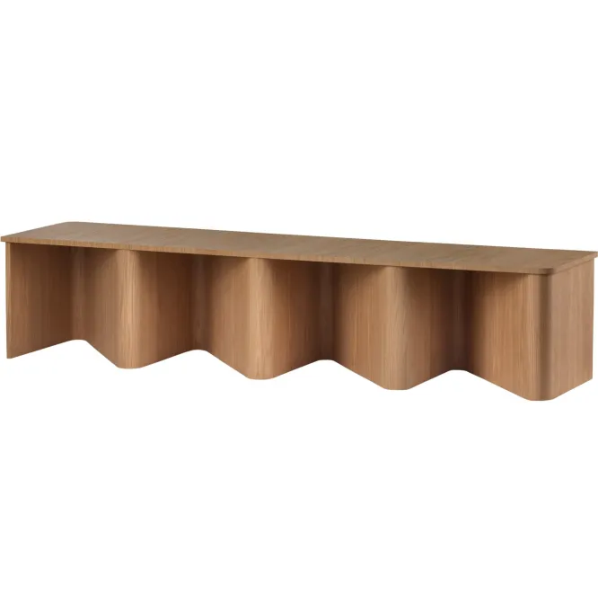 Ławka Nami 213 Cm Dąb Płomienisty Miniforms