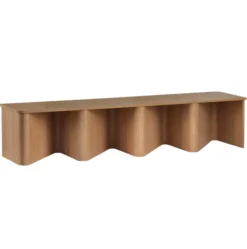 Ławka Nami 213 Cm Dąb Płomienisty Miniforms