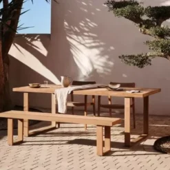 Ławka Ogrodowa Canadell Kave Home
