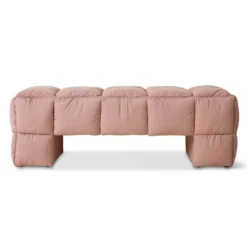 Ławka Puffy Różowa Hkliving