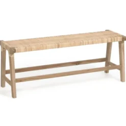 Ławka Z Drewna Teak Beida Kave Home