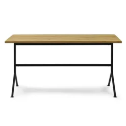 Biurko Kip Czarna Podstawa Dębowe Normann Copenhagen