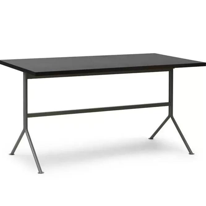 Biurko Kip Szara Podstawa Ciemnobrązowe Normann Copenhagen