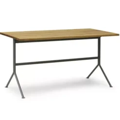 Biurko Kip Szara Podstawa Dębowe Normann Copenhagen
