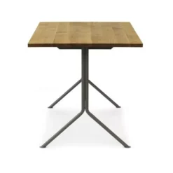 Biurko Kip Szara Podstawa Dębowe Normann Copenhagen