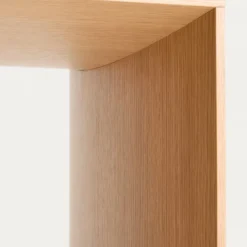 Biurko Litto Z Forniru Dębowego Kave Home