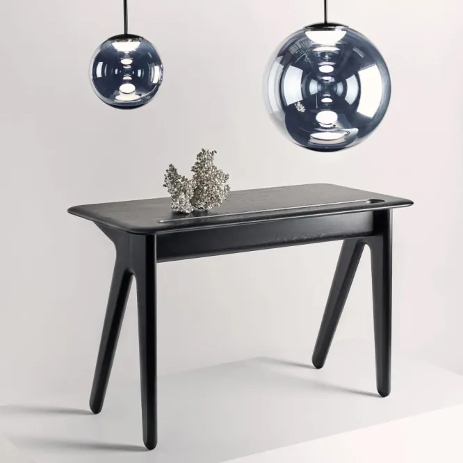 Biurko Slab Czarny Dąb Tom Dixon