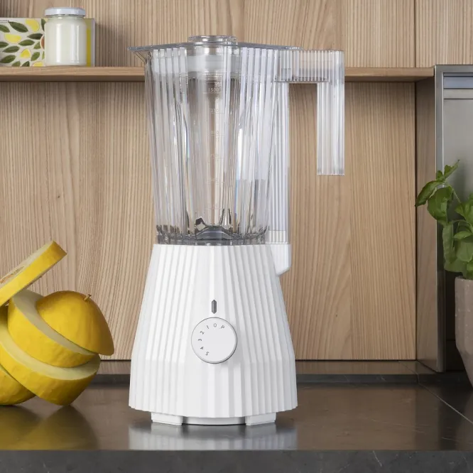 Blender Kielichowy Plisse Biały Alessi