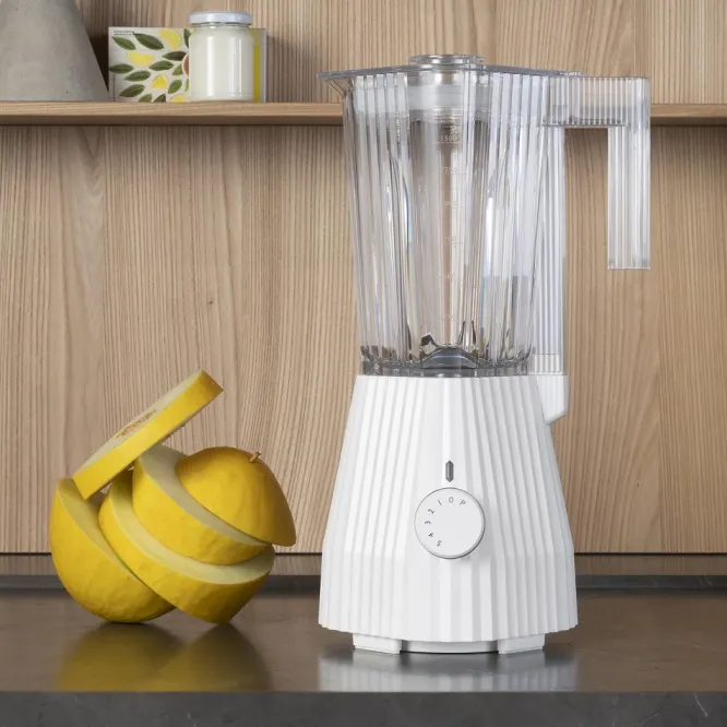 Blender Kielichowy Plisse Biały Alessi