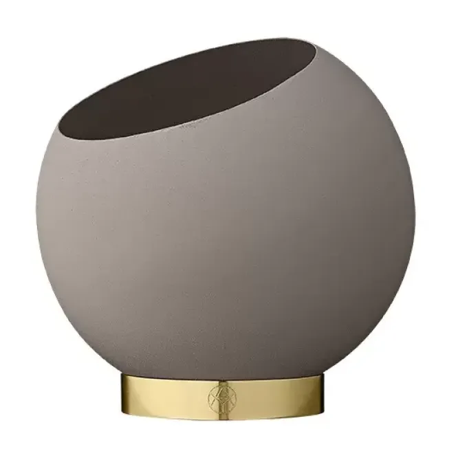 Donica Globe 15,4 Cm Taupe Aytm