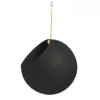 Doniczka Wisząca Globe 17 Cm Czarna Aytm