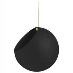 Doniczka Wisząca Globe 21 Cm Czarna Aytm