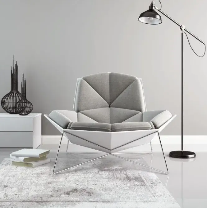 Dywan Beto Szary 200X300 Cm Carpet Decor