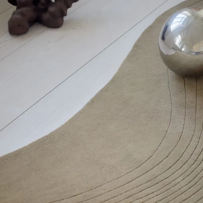 Dywan Fluid Arc Olive Linie Design