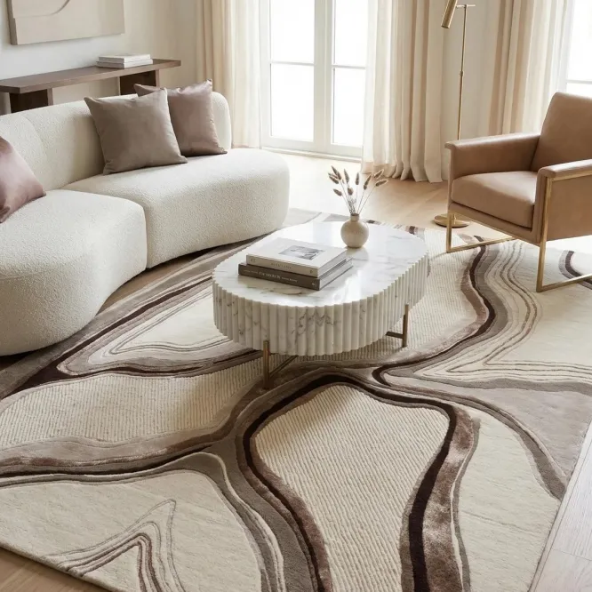 Dywan Lava Beige 200X300 Cm Carpet Decor