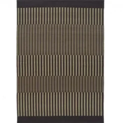 Dywan Listras Black Beige Karpeta