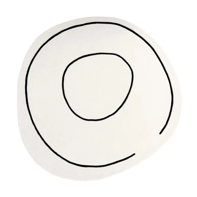 Dywan Loop Ivory Okrągły 200 Cm Carpet Decor