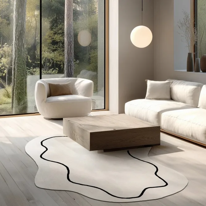 Dywan Loop Ivory 160X230 Cm Carpet Decor