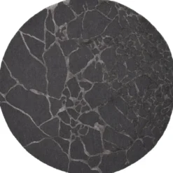 Dywan Marmo Okrągły Charcoal Linie Design