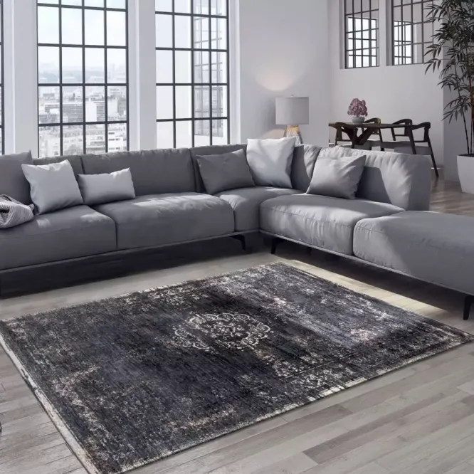 Dywan Mineral Black Louis De Poortere
