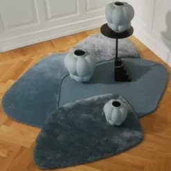 Dywan Mola 140 Cm Zakurzony Błekit Aytm