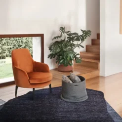 Dywan Roche 300 Cm Niebieski Calligaris