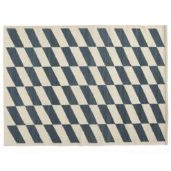 Dywan Shift Kelim 140X200 Cm Niebieski Hay