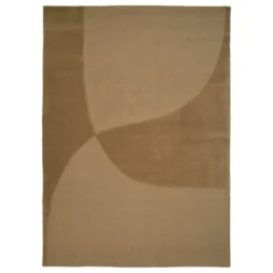 Dywan Split Plains Musztardowy Linie Design