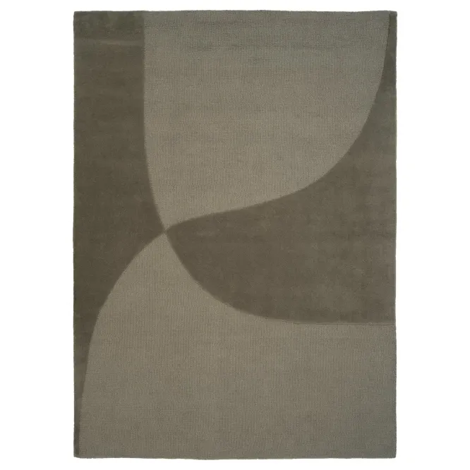 Dywan Split Plains Zielony Linie Design