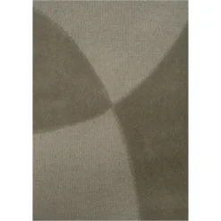 Dywan Split Plains Zielony Linie Design
