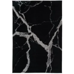 Dywan Statuario Black 200X300 Cm Carpet Decor