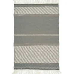 Dywan Unit Zielony Linie Design