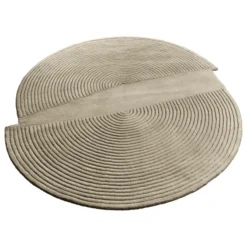 Dywan Zen Split 157X180 Cm Ciemnobeżowy Bolia