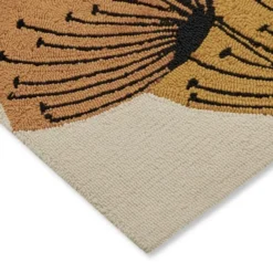 Dywan Zewnętrzny Dandelion Clocks Ochre Silver Sanderson