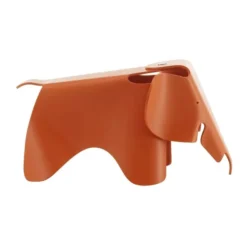 Figura Dekoracyjna Eames Elephan Re Czerwono-Pomarańczowa Vitra