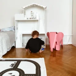 Figura Dekoracyjna Eames Elephan Re Czerwono-Pomarańczowa Vitra