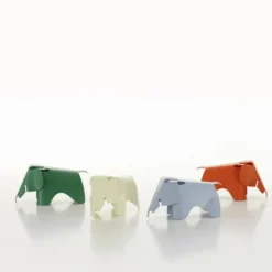 Figura Dekoracyjna Eames Elephan Re Czerwono-Pomarańczowa Vitra