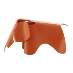 Figura Dekoracyjna Eames Elephan Re Czerwono-Pomarańczowa Vitra