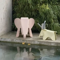 Figura Dekoracyjna Eames Elephan Re Czerwono-Pomarańczowa Vitra
