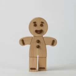 Figurka Dekoracyjna Gingerbread Man Dąb Naturalny S Boyhood