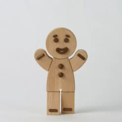 Figurka Dekoracyjna Gingerbread Man Dąb Naturalny S Boyhood