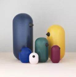 Figurka Dekoracyjna Little Bird 7 Cm Niebieskozielona Normann Copenhagen