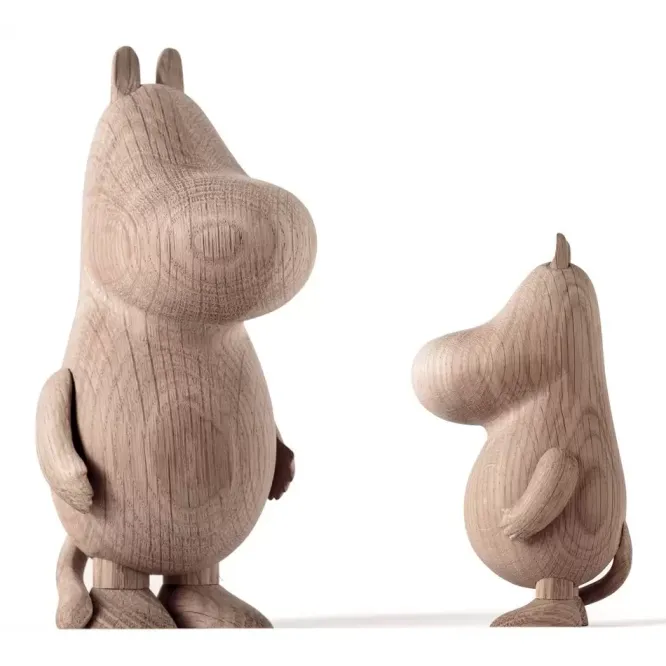 Figurka Dekoracyjna Moomin X Moomintroll Dąb Naturalny L Boyhood