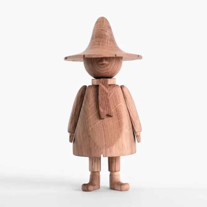 Figurka Dekoracyjna Moomin X Snufkin Dąb Naturalny S Boyhood