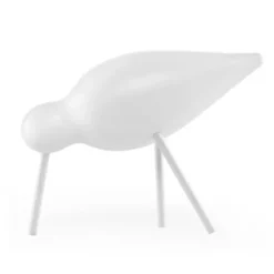 Figurka Dekoracyjna Shorebird Średnia Biała Normann Copenhagen