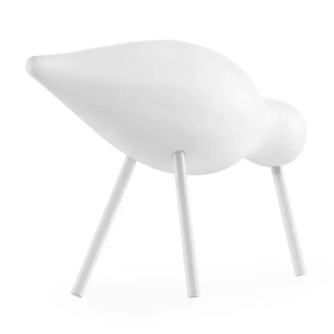 Figurka Dekoracyjna Shorebird Średnia Biała Normann Copenhagen