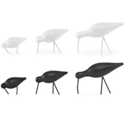 Figurka Dekoracyjna Shorebird Średnia Biała Normann Copenhagen