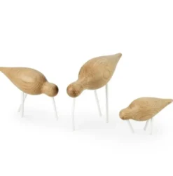 Figurka Dekoracyjna Shorebird Duża Biała-Dąb Normann Copenhagen